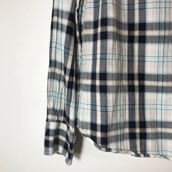 J Crew Soft Plaid Flannel Button Down Top Women’s‎ Medium Lumberjack Gorpcore M - Picture 3 of 8